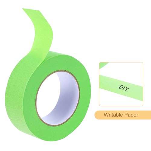 Image of Masking Tape Green Painters Tape Paper Tape [for Crafts DIY Walls Painting Packing Automotive Home Decoration Teaching]- 1.7 Inch x 60 Yards /1 Roll