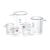 Wilmad-Lab Glass LG-3300-108 Jacketed Beaker, 1000 mL Capacity