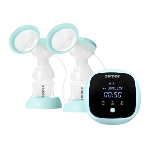 Zomee Z1 Double Electric Breast Pump | Milk Flow Stimulating Mass...