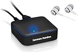 Harman Kardon BTA-10 External Bluetooth Adapter Bundled with Alphasonik Earbuds (with Earbuds)