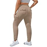 Pantalon de Yoga pour Femme évasé Croisé Taille Haute avec Poches Pants Legging Sport Bootcut Hosen Jogginghose Lot 1/3 Long Leggings coloré Tenue Coupe Slim en Coton Vêtements 3/4 Femmes - Opaque Grande Décontracté Casual Extensible Britannique Legging à Compression 3D Anti Cellulite Amaigrissant Minceur Leggings Femme Taille Haute sans Couture Push-Up Opaque Pantalon Sport pour Yoga et Fitness Sportswear Femmes Jegging Doux Grande Confortable Souple Extensible Court Tous Les Jours