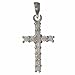 Produktbild Kreuz Silber 925 funkelde Zirkonia weiß Kette Anhänger