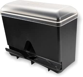 San Jamar Junior Bulk Straw Dispenser - Holds 250 Straws, Plastic, Black