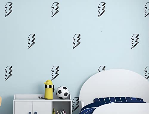Vinilo Decorativo Geométrico Negro para Pared Infantil miniatura 2