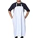 HEALLILY Delantal Impermeable Delantal de Trabajo Delantal de Plástico Resistente Delantales Resistente Carnicero Industrial Babero para Cocinar Cocina Barbacoa (Blanco)