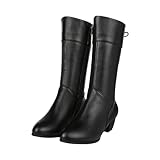 Yolimok 2023 Botas Altas Mujer Invierno, Zapatos Beige Comodos Beige Botas Invierno Cálidas Botas Caña Ancha Botas Caña Alta Con Tacon Botas Mosqueteras Botas Militares Elegantes Ancho Cawoy