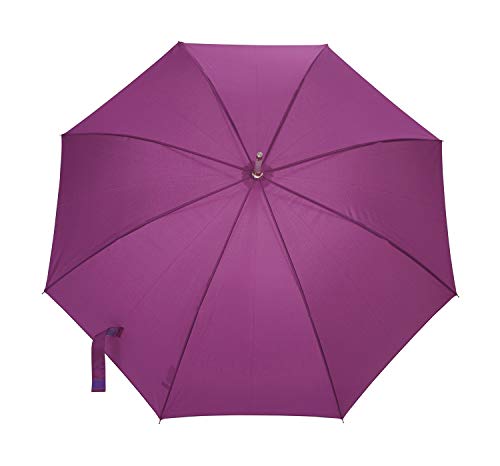 TAHARI Automatic Open Aluminum Shaft Rubberized Grip Handle Umbrella - Image 3