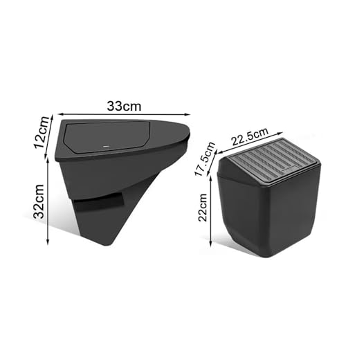 Poubelle de porte Tesla Model Y Juniper 2021-2025 accessoire intérieur vide-poche lot de 2 - 5