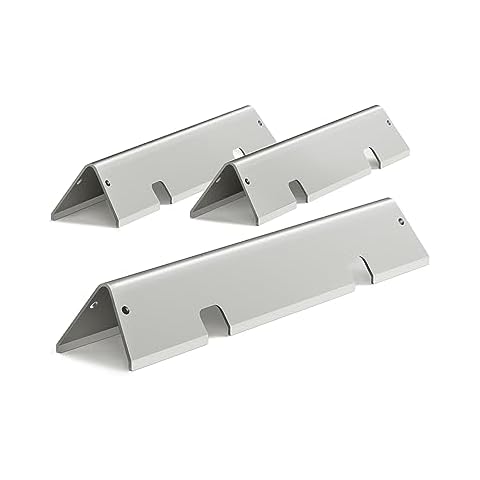 67045 7635 Flavorizer Bars 15.3” Replacement for Weber GS4 Spirit II E-210 E-215 210 200 Grill Parts & Spirit E/S-200 210 220 Parts, 16 GA Stainless Steel Flavor Bars, GS4 Spirit Flame Guards 3 Pack Cover