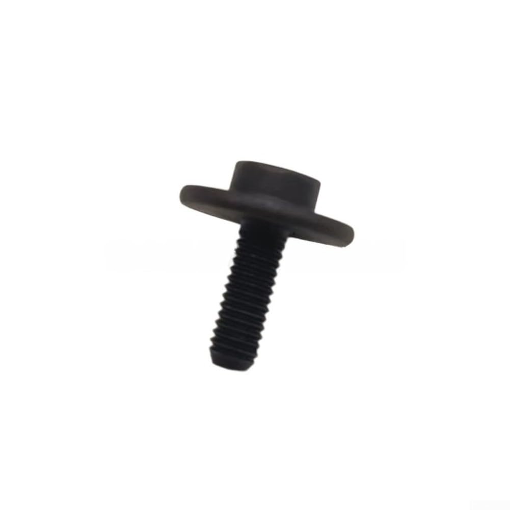 Paquete de 9 pernos de tornillo de acero para sierra ingletadora BLS713 LS0714 DLS714, cierre negro para reparación de herramientas eléctricas y montaje estable