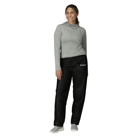 FROGG TOGGS Woman's Standard Pro Action Waterproof Pant, Black, Medium