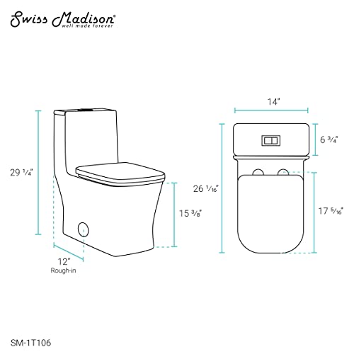 Swiss Madison SM-1T106 Concorde One Piece Toilet thumb #15