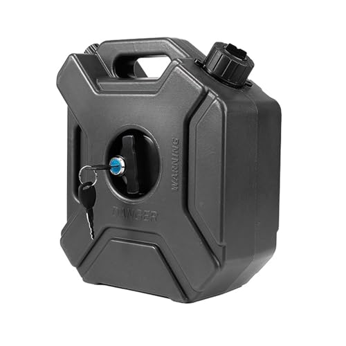 5L 燃料タンク ガソリン携行缶 ガソリン缶 バイク 携行缶 軽油携行缶 オイル ポータブル 持ち運び便利 ロック付き 燃料 ボトル 給油 軽量 耐久 旅行 アウトドア プラスチック