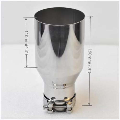Buse d'échappement 2,5" pour remplacer un embout rouillé - 2