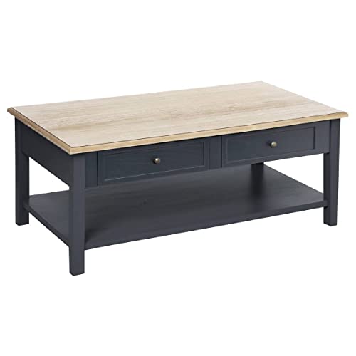 Atmosphera - Table Basse Damian - Gris et Bois