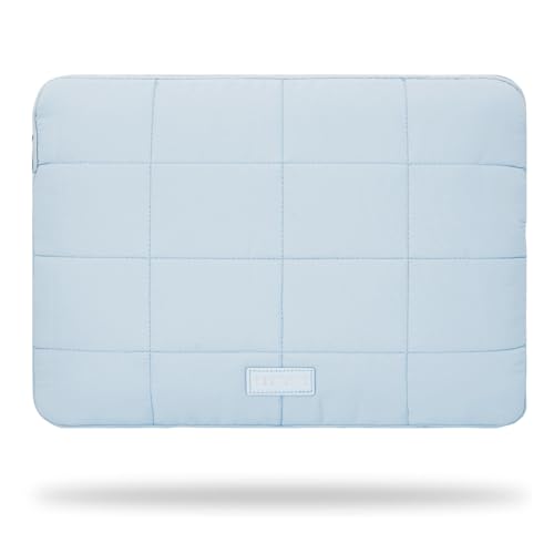 Image of Puffy Laptop Sleeve 15-16 Inch, Laptop Carrying Case, Matte Blue