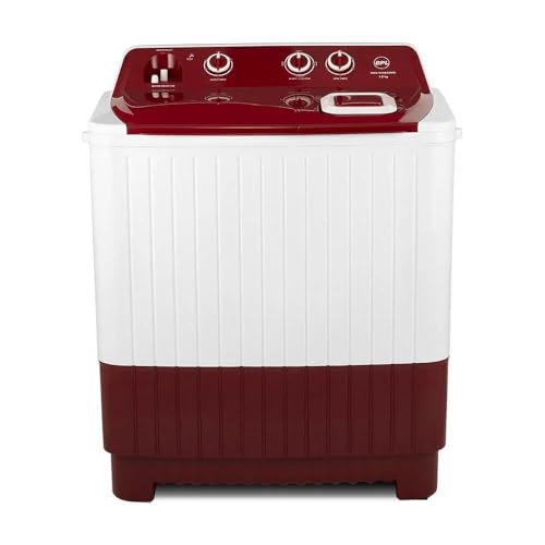 Image of BPL 7 Kg 5 Star Semi-Automatic Top Loading Washing Machine, Maroon Red, BWS-N70EASMD
