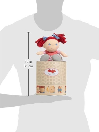 Haba 5737 - Puppe Mirli weiche Stoffpuppe, für Babys ab 6 Monaten zum Spielen, Kuscheln und Trösten, Geschenk zur Geburt… – Bild 6