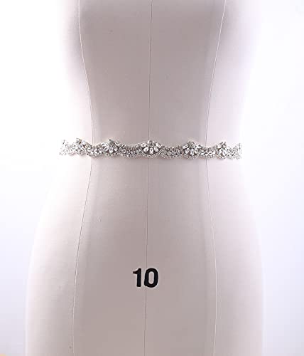 Bridal Belt Wedding Belt Handmade Crystal Sashes with Rhinestones Pearls for Bridal Bridesmaid Gowns4
