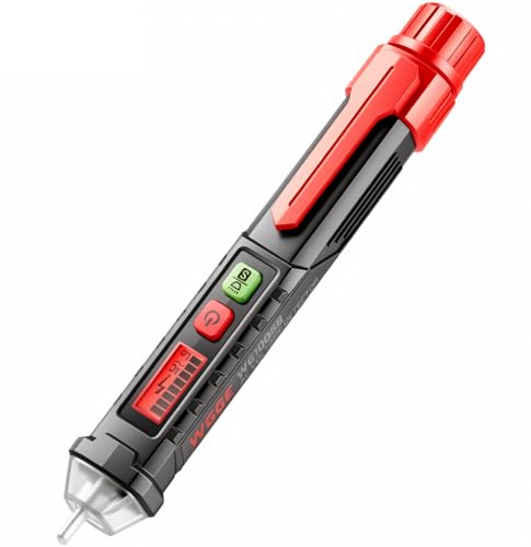 WGGE AC Voltage Tester,Non-Contact Voltage Tester, Dual Range 12-1000V/48-1000V with LCD Display...