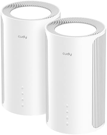 Cudy Tri-Band WiFi 7 BE11000 Whole Home Mesh System, 6-Stream 10 ...