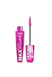 Wet n Wild - Max Volume Plus Mascara - Máscara de Pestañas Volumen Negra - Fórmula Enriquecida con Aceite de Coco para Hidratar y Proteger las Pestañas - Amp'd Black - 1 Unidad