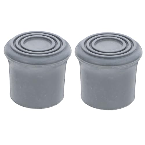 Uonlytech 2 Piezas Reemplazo de Tapas de pies de Silla de Ducha baño bañera Accesorios para Ducha Tapas para pies de muletas repuestos para muletas pies de Goma para Silla de Ducha Caucho