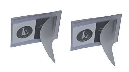 LB LEATHERBOSS SET of 2-6 Page Plastic Wallet Insert for Bifold Billfold SIDE LOAD2