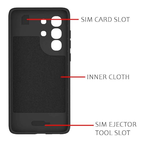 Image of Shockproof Case for Vivo T4x 5G / Y29 4G / Y31 Pro 5G / iQOO Z10x 5G | Full Camera Protection | TPU Flexible Back Cover for Vivo T4x 5G / Y29 4G / Y31 Pro 5G / iQOO Z10x 5G (Matte Black)