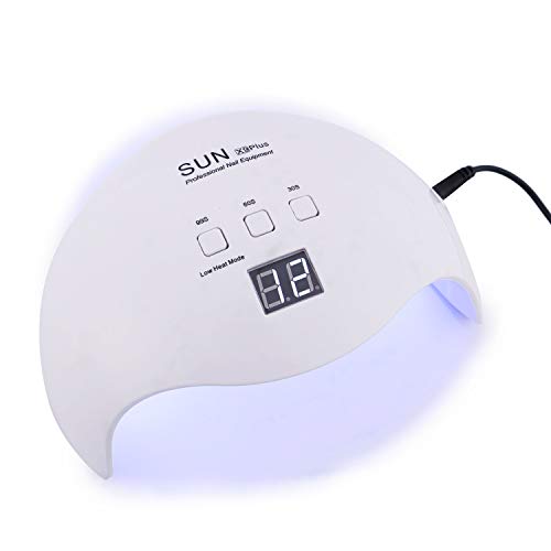 Tfscloin 40W LED Nail Dryer for Nail Polish Gel Curing Lamp with 3 Timers Auto Sensor Nail Art Tools White