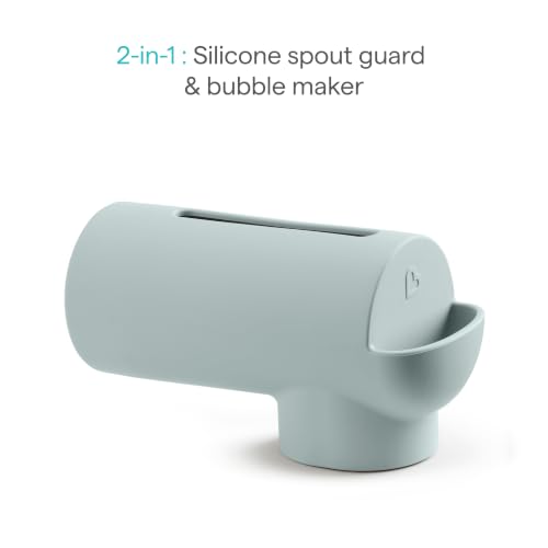 Munchkin Soft Spot Silicone Spout Cover for Baby, Slate - image 2