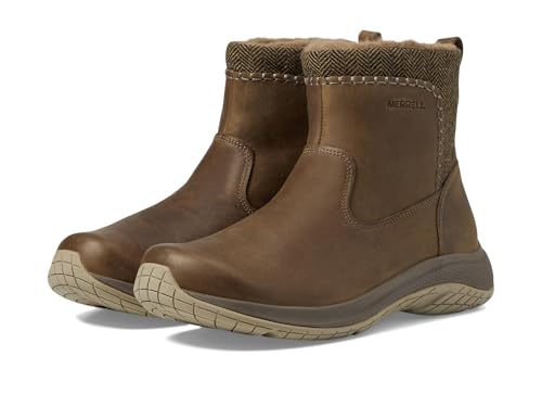 Merrell Women's Encore Ice 5 Mid Zip Boot, Otter, 10.0