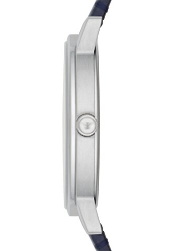Miniatura 3 de Emporio Armani Reloj Hombre, Movimiento de Tres manecillas con Fecha, Caja de 41mm de Acero Inoxidable Plateado con Correa de Piel, AR1692,