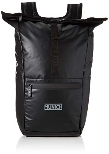 Munich Backpack 2 Outer  Mochila Unisex Adultos  Negro  Black   18x47x58 cm  W