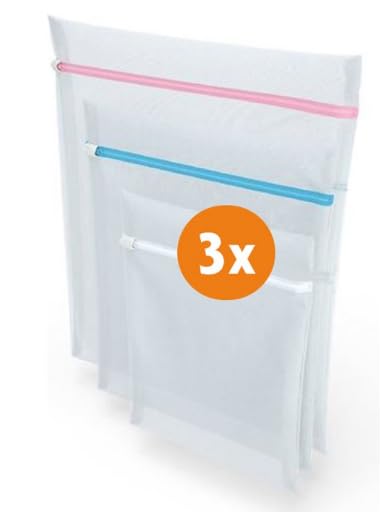 Lot De 3 Sacs à Linge – Normal, Large, Extra-Large – Protection Linge Délicat, Organisateur Voyage