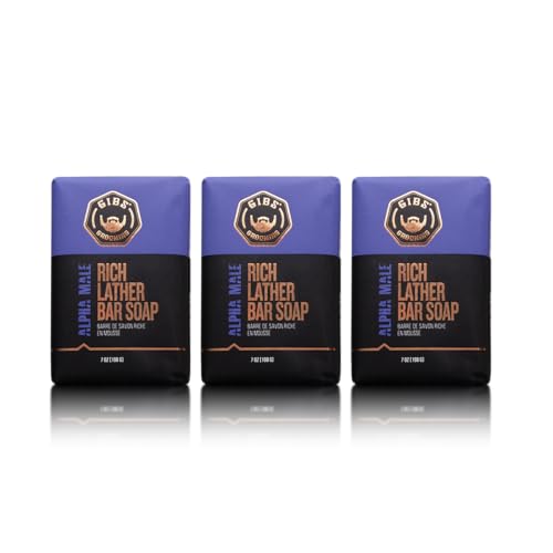 GIBS 7oz Bar Soaps, Long Lasting, Cleansing & Moisturizing
