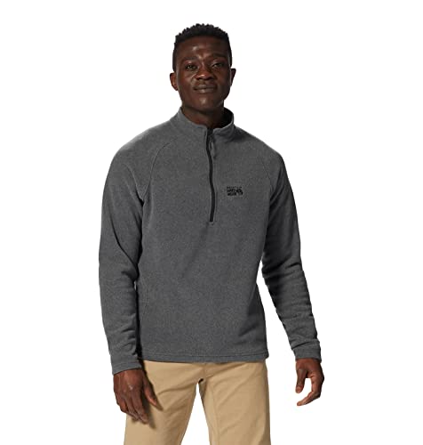 Image of Mountain Hardwear Men's MHW Logo 1 /4 Zip for Travel, Camping, and Casual Wear