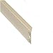 Lyon DD72040H 14 Gauge Steel Double Rivet Medium Duty Beam, 12" Width x 3/4" Depth x 2-5/8" Height, Dove Gray, (Pack of 2)