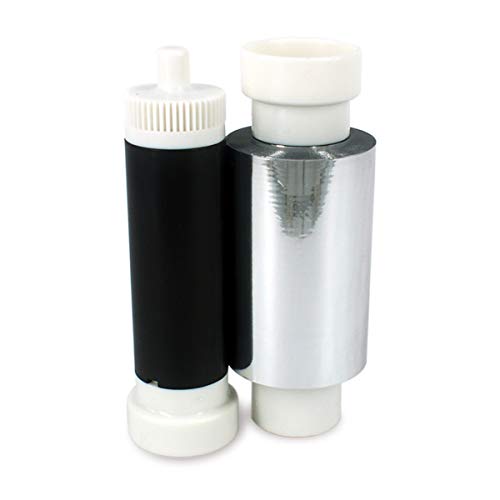 Cinta monocromo plateada para impresoras Magicard Enduro 3E miniatura 1