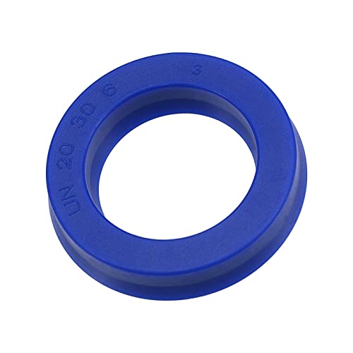 Tool parts UN Radial Shaft Seal 20mm ID x 30mm OD x 6mm Width PU Oil Seal - Blue