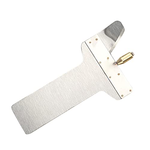 PRETYZOOM Scraper Stainless Steel Noodles Cutter for Kitchen Use Heavy Duty Food Chopper for Pasta and Pastry Non- Comfort Handle Copper Roller Design