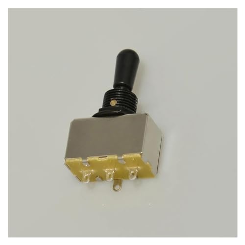 ギタートグルスイッチ 3 ウェイスイッチボックススタイルエレキギター部品用チップキャップ付き ギター楽器パーツ (Color : 01)