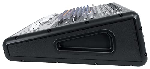 Rockville Rpm1470 14 Channel 6000W Powered Mixer W/Usb, Effects/14 Xdr2 Mic Pres,Black #TOP2