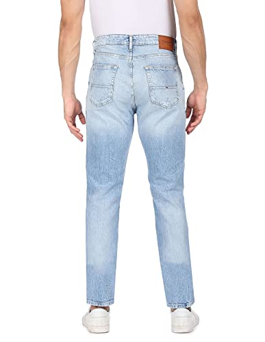 Image of Tommy Hilfiger Men's Mid Rise Regular Fit Jeans