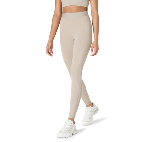 Leggings Yoga Tecnici in FormFlex Morbidissimo a Vita Alta Lunghi Interno Gamba 0.7mt con Elastico in Vita Talpa M donna grigio