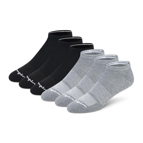 Image of Champion Women's Low Cut Breathable Moisture-Wicking Athletic Socks, 6-Pack