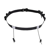 Triathlon Startnummernband,Startnummernband Triathlon,Startnummernband,Startnummernhalter,Einstellbar Laufgürtel,Ring Running Belt,Marathon Laufgürtel,Für Radfahren,Triathlon,Marathon,Laufen,Schwarz