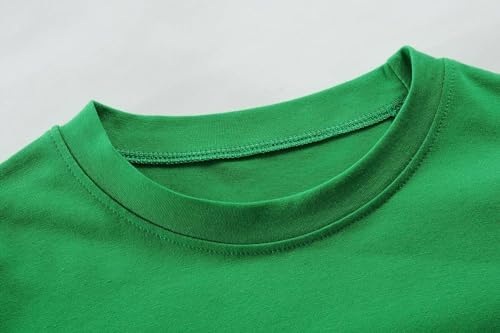 Tkria Toddler Boys St Patricks Shirts Kids Clover Shamrock T-Shirt Baby Dinosaur Gnome Lucky Dude Short Sleeve Green Tops2