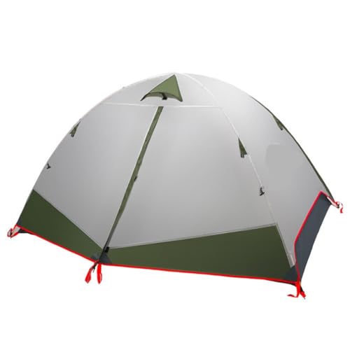 Carpa doble espaciosa y ligera para camping al aire libre miniatura 3