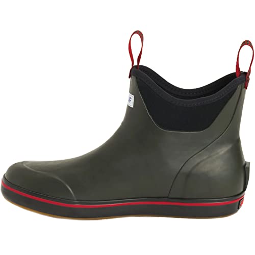 Image of XTRATUF 6 inch Men's Ankle Deck Boot - Lightweight, 100% Waterproof Rubber Footwear - Non-Marking, Slip-Resistant Outsole - Moisture-Wicking Liner